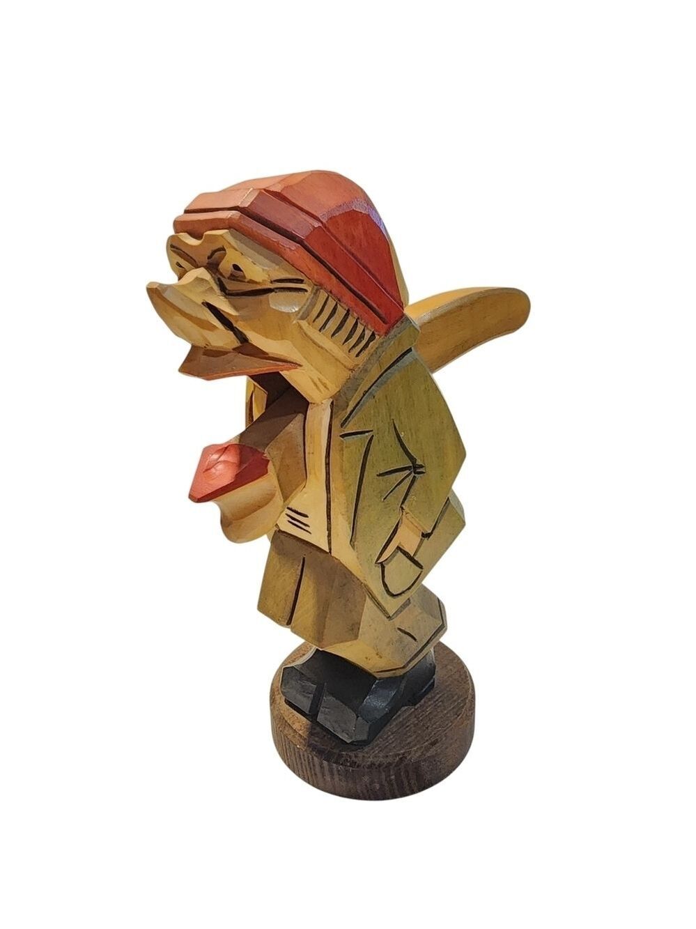 Vintage German Wood Carved Old Man Nutcracker